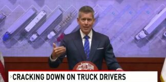 Roughly 9500 truck drivers sidelined as DOT ramps up
