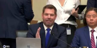 WATCH: Rep. Swalwell asks Bondi to help prosecute alleged