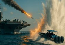 Cartel Boat Gets TOO CLOSE to US Aircraft Carrier