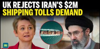 Hormuz Crisis : UK Rejects Iran's $2M Shipping Tolls , Yvette