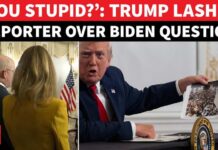 'Are You Stupid': Trump Snaps At Reporter Questioning