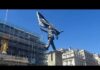 Blinded by the flag: Banksy confirms new statue in London is