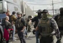 Senators Demand ICE Accountability – Chaos in Newark! Major Clashes Pepper Balls and Spray as ICE Pushes Protesters away from Delaney