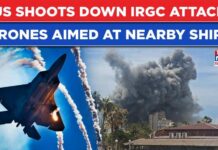 Iran War: US Shoots Down IRGC Attack Drones Aimed At Nearby Ships, Qeshm Island In Hormuz Hit Hard