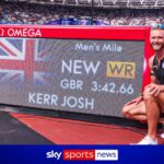 Josh Kerr breaks the 1-mile world record which has stood since 1999