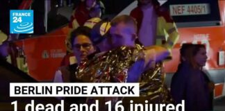 German police hunt suspect in Berlin Pride attack: 1 dead and 16 injured • FRANCE 24 English