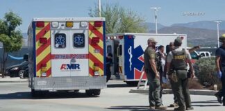 Motorcyclist Hits Two Pedestrians During Amazon Worker Walkout
