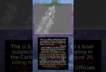 U S Military Strike in Caribbean Kills 4 on Suspected Drug Boat