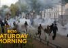 Fervor and fire at French school protests