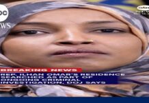 FBI Raids Omar’s Home – Obama Fires Back Rep. Ilhan Omar's residence searched as part of ongoing criminal investigation, DOJ says